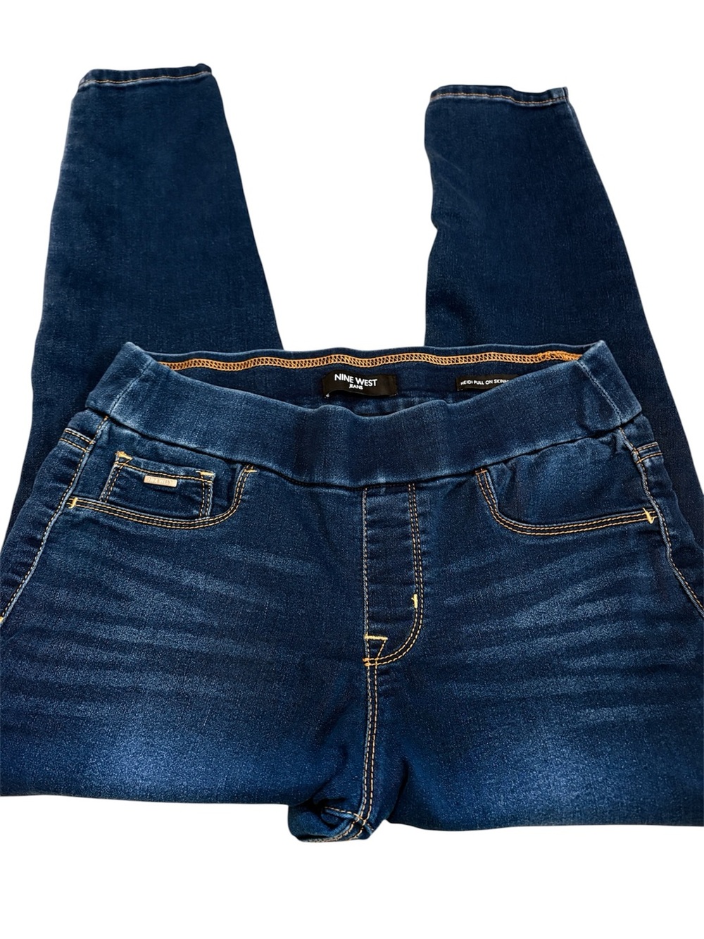 Nine West Dark Indigo Stretch Jeggings